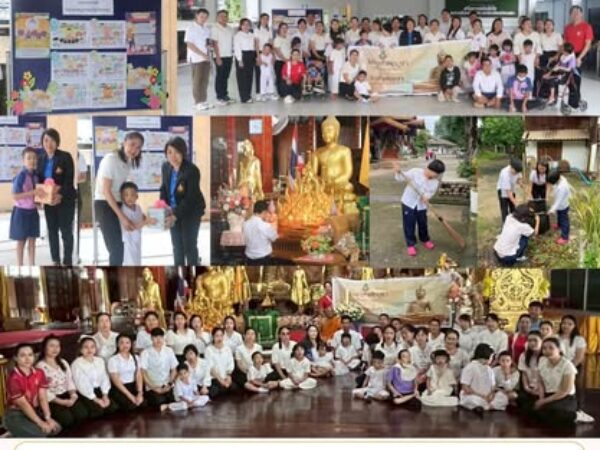 กิจกรรมพัฒนาผู้เรียนถวายเทียนเข้าพรรษา และร่วมบำเพ็ญประโยชน์ เนื่องในวันเข้าพรรษา เพื่อเป็นการส่งเสริมวัฒนธรรมและประเพณีที่ดีงามของไทย ณ วัดปางหมู อำเภอเมือง จังหวัดแม่ฮ่องสอน